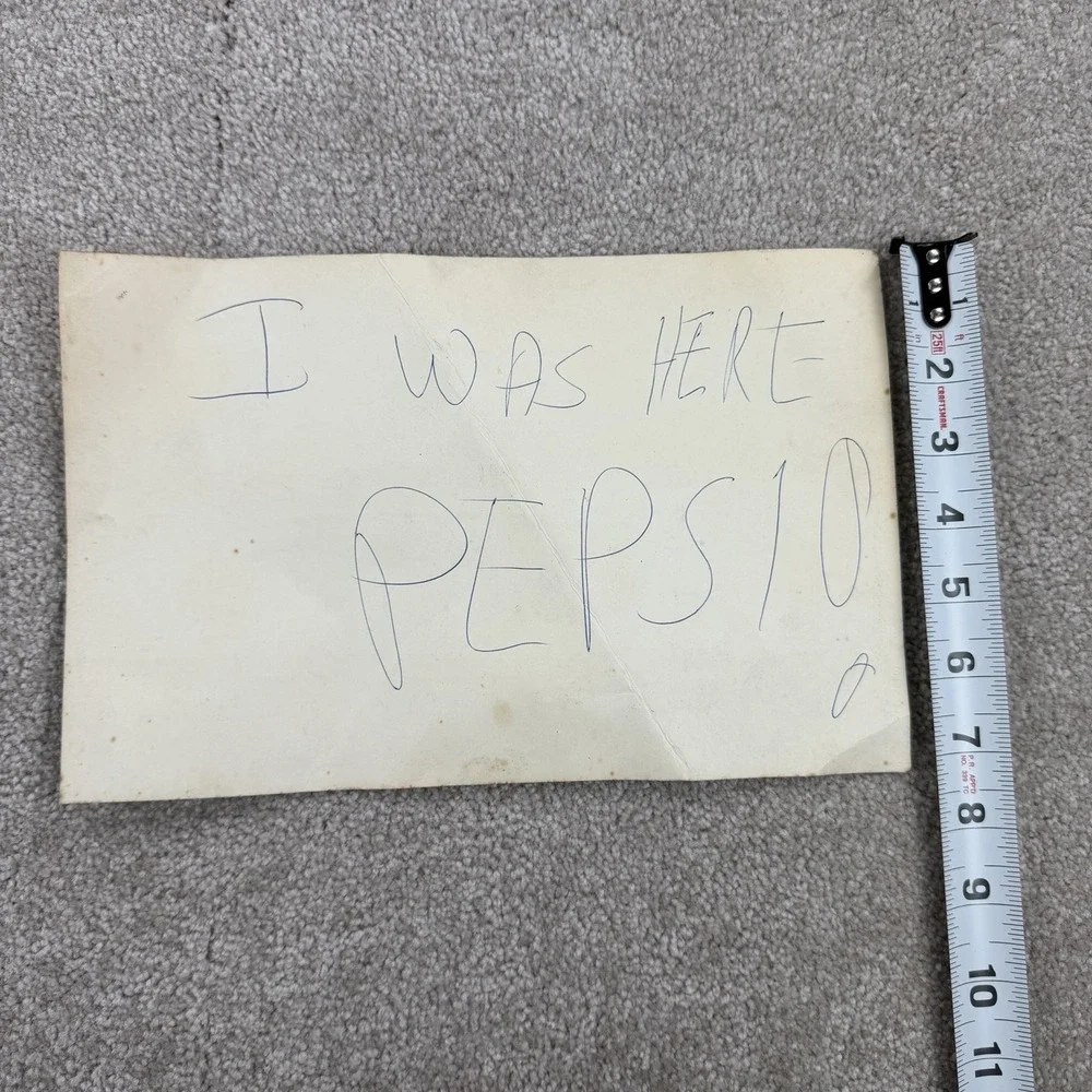 Vintage Pepsi-Cola Positively Pepsi Taste End Cap Display‎ Sign Shelf Tag